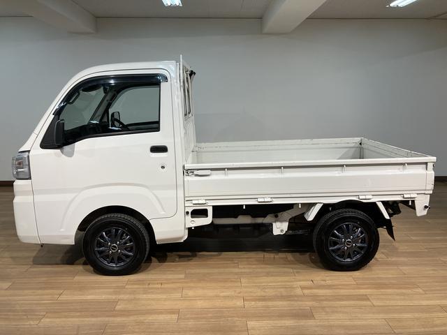 ハイゼットトラックスタンダードSAIIIt 5MT ETC装着車 認定中古車5速マニュアル AM/FMチューナー ETC車載器 作業灯付 エアコン パワステ 社外アルミホイール 1年間走行距離無制限保証 衝突支援回避ブレーキ 衝突警報機能 車線逸脱警報機能 先行車お知らせ機能(大阪府)の中古車