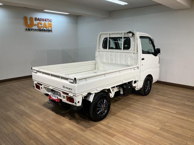 ハイゼットトラックスタンダードSAIIIt 5MT ETC装着車 認定中古車5速マニュアル AM/FMチューナー ETC車載器 作業灯付 エアコン パワステ 社外アルミホイール 1年間走行距離無制限保証 衝突支援回避ブレーキ 衝突警報機能 車線逸脱警報機能 先行車お知らせ機能(大阪府)の中古車