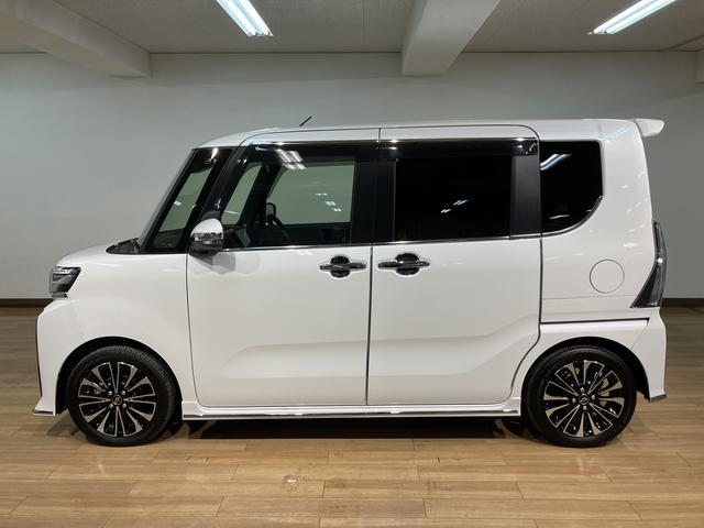 タントカスタムＲＳ／１０インチナビ／ＥＴＣ／クルコン／後席モニター１０インチナビ／バックカメラ／ステアリングスイッチ／ＥＴＣ／前後ドラレコ／後席モニター／クルーズコントロール／前席シートヒーター／両側パワースライドドア／ＬＥＤヘッドライト・フォグランプ／キーフリー（大阪府）の中古車