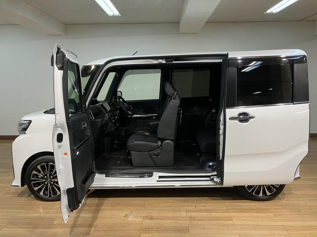 タントカスタムＲＳ／１０インチナビ／ＥＴＣ／クルコン／後席モニター１０インチナビ／バックカメラ／ステアリングスイッチ／ＥＴＣ／前後ドラレコ／後席モニター／クルーズコントロール／前席シートヒーター／両側パワースライドドア／ＬＥＤヘッドライト・フォグランプ／キーフリー（大阪府）の中古車