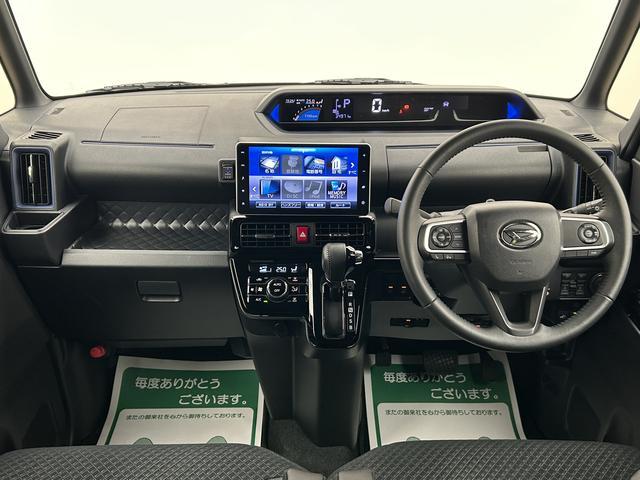 タントカスタムRSスタイルセレクション/9インチナビ/クルコン9インチナビ/バックカメラ/ステアリングスイッチ/ETC/前後ドラレコ/クルーズコントロール/前席シートヒーター/両側パワースライドドア/LEDヘッドライト・フォグランプ/オートエアコン/キーフリー(大阪府)の中古車