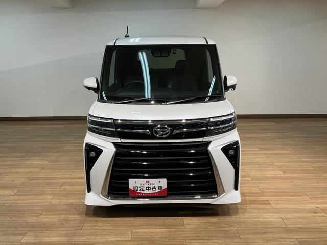 タントカスタムRS/10インチナビ/パノラマモニター/前後ドラレコ10インチナビ/パノラマモニター/ステアリングスイッチ/ETC/前後ドラレコ/前席シートヒーター/電動パーキングブレーキ/両側パワースライドドア/LEDヘッドライト・フォグ/オートエアコン/キーフリー(大阪府)の中古車