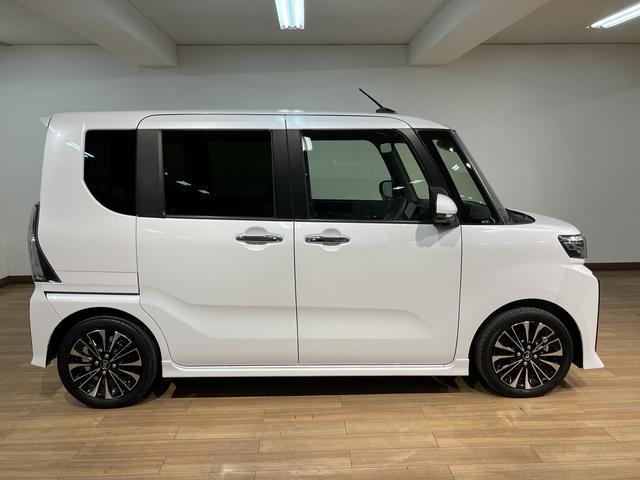 タントカスタムRS/10インチナビ/パノラマモニター/前後ドラレコ10インチナビ/パノラマモニター/ステアリングスイッチ/ETC/前後ドラレコ/前席シートヒーター/電動パーキングブレーキ/両側パワースライドドア/LEDヘッドライト・フォグ/オートエアコン/キーフリー(大阪府)の中古車