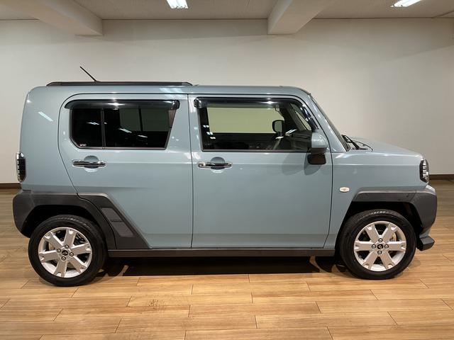 タフトGターボ クロムベンチャー/9インチナビ/パノラマ/クルコン9インチナビ/パノラマモニター/ステアリングスイッチ/ETC/前後ドラレコ/クルーズコントロール/前席シートヒーター/電動パーキングブレーキ/LEDヘッドライト・フォグ/オートエアコン/キーフリー(大阪府)の中古車