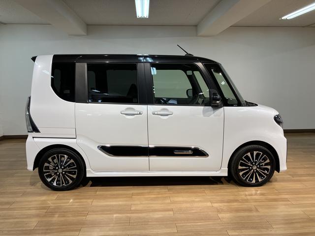 タントカスタムＲＳ／９インチナビ／パノラマモニター／クルコン１年間走行距離無制限保証／９インチナビ／パノラマモニター／ステアリングスイッチ／ＥＴＣ／ナビ連動前後ドラレコ／クルーズコントロール／両側パワースライドドア／ＬＥＤヘッドライト・フォグランプ／キーフリー（大阪府）の中古車
