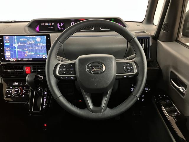 タントカスタムＲＳ／９インチナビ／パノラマモニター／クルコン１年間走行距離無制限保証／９インチナビ／パノラマモニター／ステアリングスイッチ／ＥＴＣ／ナビ連動前後ドラレコ／クルーズコントロール／両側パワースライドドア／ＬＥＤヘッドライト・フォグランプ／キーフリー（大阪府）の中古車