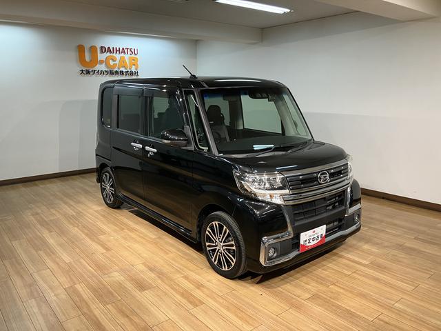 タントカスタムRS トップエディションSAIII/8インチナビ1年間走行距離無制限保証/8インチナビ/バックカメラ/ステアリングスイッチ/ETC/前後ドラレコ/USB・HDMIアダプター/運転席シートヒーター/両側パワースライドドア/LEDヘッドライト・フォグ(大阪府)の中古車