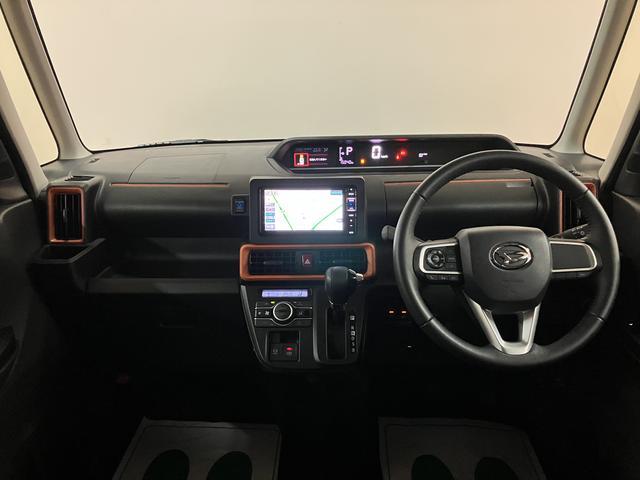 タントファンクロスターボ/走行1.5万km/ナビ/パノラマモニター走行1.5万km/ナビゲーション/パノラマモニター/ステアリングスイッチ/ETC/ナビ連動前後ドラレコ/前席シートヒーター/両側パワースライドドア/LEDヘッドライト・フォグランプ/キーフリー(大阪府)の中古車
