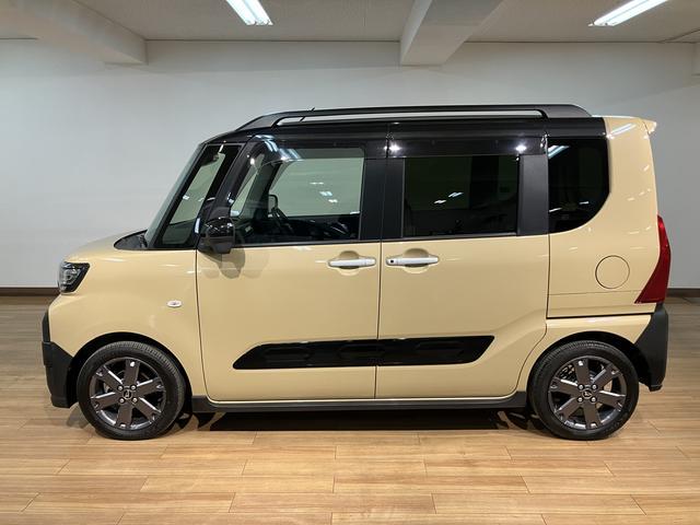 タントファンクロスターボ/走行1.5万km/ナビ/パノラマモニター走行1.5万km/ナビゲーション/パノラマモニター/ステアリングスイッチ/ETC/ナビ連動前後ドラレコ/前席シートヒーター/両側パワースライドドア/LEDヘッドライト・フォグランプ/キーフリー(大阪府)の中古車