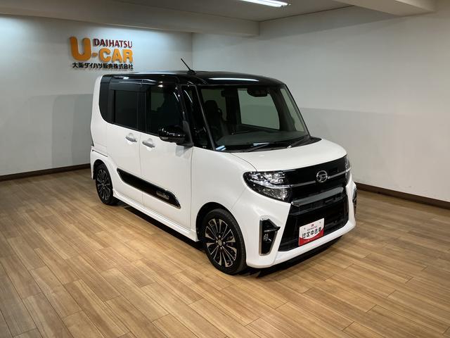 タントカスタムＲＳ／９インチナビ／パノラマモニター／クルコン１年間走行距離無制限保証／９インチナビ／パノラマモニター／ＥＴＣ／ナビ連動前後ドラレコ／クルーズコントロール／前席シートヒーター／両側パワースライドドア／ＬＥＤヘッドライト・フォグランプ／キーフリー（大阪府）の中古車