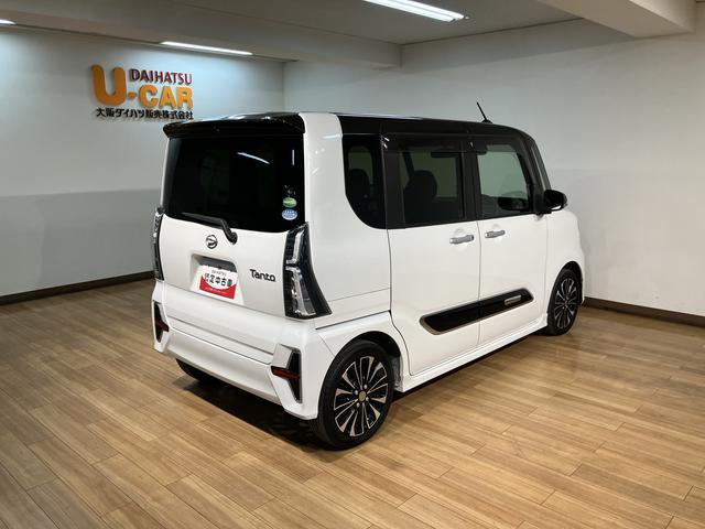 タントカスタムＲＳ／９インチナビ／パノラマモニター／クルコン１年間走行距離無制限保証／９インチナビ／パノラマモニター／ＥＴＣ／ナビ連動前後ドラレコ／クルーズコントロール／前席シートヒーター／両側パワースライドドア／ＬＥＤヘッドライト・フォグランプ／キーフリー（大阪府）の中古車