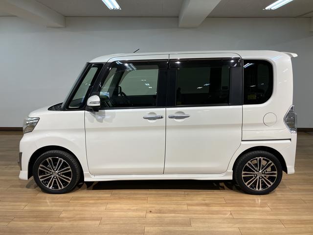 タントカスタムＲＳ　ＳＡ／１年間走行距離無制限保証／ナビ／Ｂカメラ１年間走行距離無制限保証／ナビゲーション／バックカメラ／ステアリングスイッチ／ＥＴＣ／両側パワースライドドア／ＬＥＤヘッドライト／アルミホイール／オートエアコン／キーフリー／アイドリングストップ（大阪府）の中古車