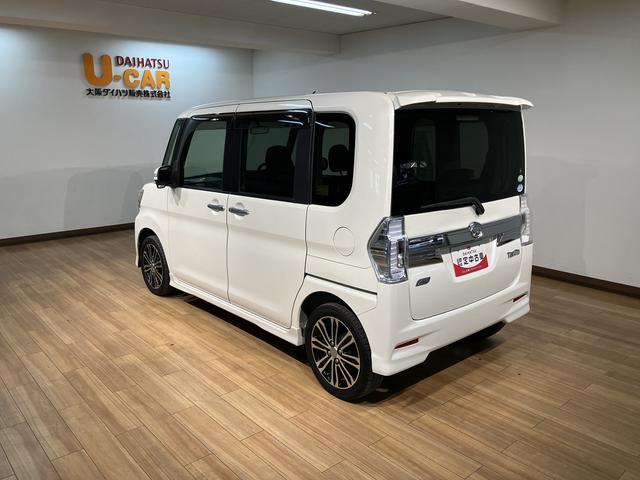 タントカスタムＲＳ　ＳＡ／１年間走行距離無制限保証／ナビ／Ｂカメラ１年間走行距離無制限保証／ナビゲーション／バックカメラ／ステアリングスイッチ／ＥＴＣ／両側パワースライドドア／ＬＥＤヘッドライト／アルミホイール／オートエアコン／キーフリー／アイドリングストップ（大阪府）の中古車