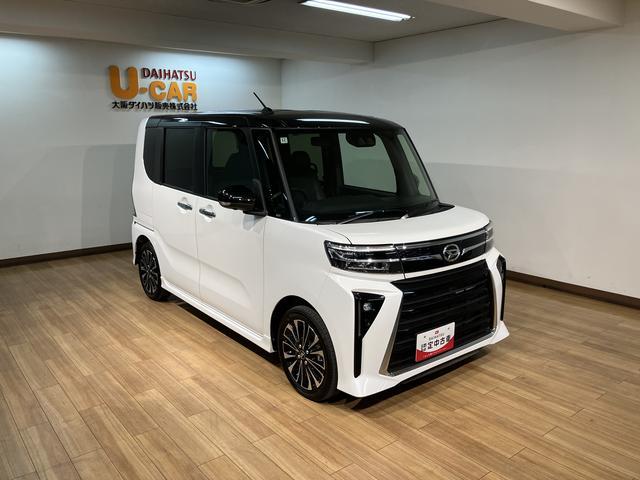 タントカスタムRS/走行1.0万km/パノラマモニター対応車走行1.0万km/パノラマモニター対応車/ステアリングスイッチ/前席シートヒーター/電動パーキングブレーキ/両側パワースライドドア/LEDヘッドライト・フォグランプ/オートエアコン/キーフリー(大阪府)の中古車