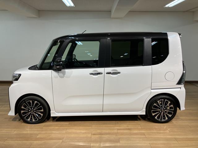 タントカスタムRS/走行1.0万km/パノラマモニター対応車走行1.0万km/パノラマモニター対応車/ステアリングスイッチ/前席シートヒーター/電動パーキングブレーキ/両側パワースライドドア/LEDヘッドライト・フォグランプ/オートエアコン/キーフリー(大阪府)の中古車