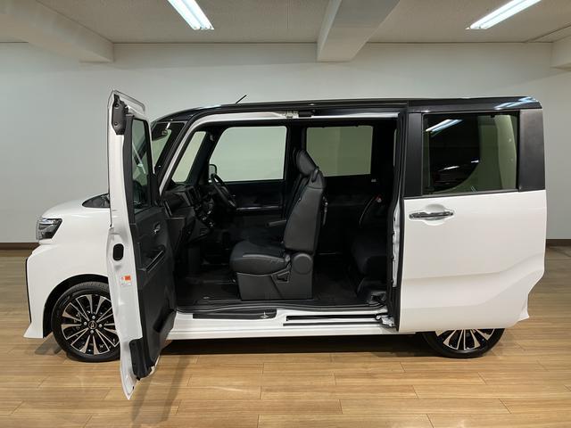 タントカスタムRS/走行1.0万km/パノラマモニター対応車走行1.0万km/パノラマモニター対応車/ステアリングスイッチ/前席シートヒーター/電動パーキングブレーキ/両側パワースライドドア/LEDヘッドライト・フォグランプ/オートエアコン/キーフリー(大阪府)の中古車