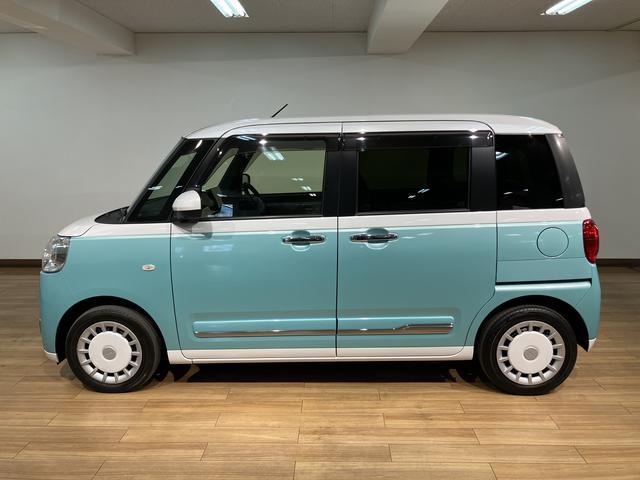 ムーヴキャンバスストライプスＧターボ／ｅｃｏＩＤＬＥ非装着車／１０インチナビｅｃｏＩＤＬＥ非装着車／１０インチナビ／パノラマモニター／ＥＴＣ／ナビ連動前後ドラレコ／クルーズコントロール／前席シートヒーター／両側パワースライドドア／ＬＥＤヘッドライト・フォグランプ／キーフリー（大阪府）の中古車