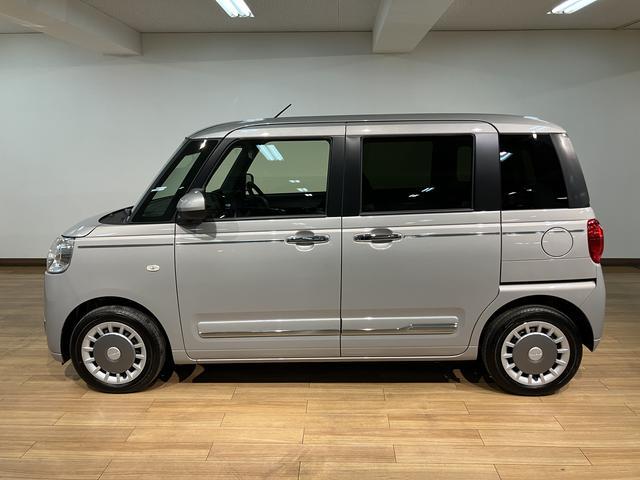 ムーヴキャンバスセオリーGターボ/届出済未使用車/Bカメラ対応車/クルコン届出済未使用車/R8年式/走行5km/バックカメラ対応/クルーズコントロール/前席シートヒーター/電動パーキングブレーキ/両側パワースライドドア/LEDヘッドライト・フォグ/オートエアコン/キーフリー(大阪府)の中古車