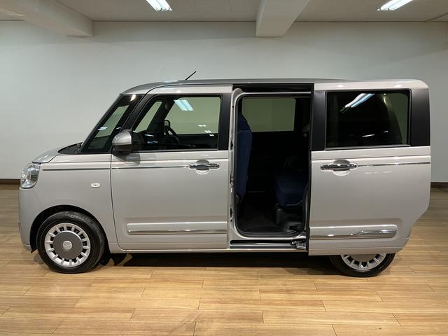 ムーヴキャンバスセオリーGターボ/届出済未使用車/Bカメラ対応車/クルコン届出済未使用車/R8年式/走行5km/バックカメラ対応/クルーズコントロール/前席シートヒーター/電動パーキングブレーキ/両側パワースライドドア/LEDヘッドライト・フォグ/オートエアコン/キーフリー(大阪府)の中古車