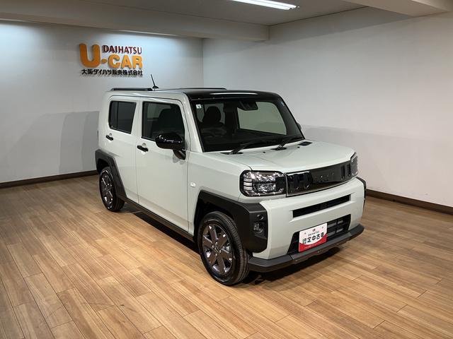 タフトG ダーククロムベンチャー/届出済未使用車/クルコン届出済未使用車/R8年式/走行17km/バックカメラ対応車/クルーズコントロール/前席シートヒーター/LEDヘッドライト・フォグランプ/アルミホイール/アルミホイール/オートエアコン/キーフリー(大阪府)の中古車