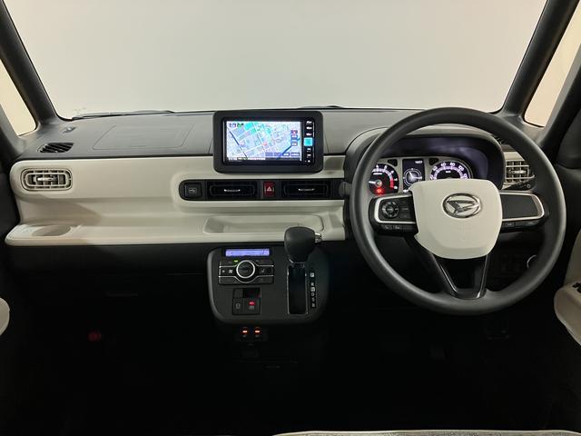 ムーヴキャンバス 中古車 ストライプスＧ／走行０．１万ｋｍ／元試乗車／ナビ／Ｂカメラ走行０．１万ｋｍ／元弊社試乗車／ナビゲーション／バックカメラ／ステアリングスイッチ／前席シートヒーター／ＵＳＢアダプター／両側パワースライドドア／ＬＥＤヘッドライト・フォグ／オートエアコン／キーフリー