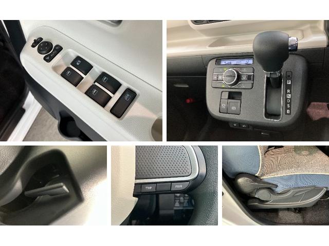 ムーヴキャンバスストライプスＧ　両側電動スライドドア　ＬＥＤ　届出済未使用車衝突被害軽減ブレーキ　コーナーセンサー　バックカメラ（ナビ装着時用）　両側電動スライドドア　前席シートヒーター　電動パーキングブレーキ　ＬＥＤ　オートライト　オートエアコン　スマートキー　エコアイドル（滋賀県）の中古車
