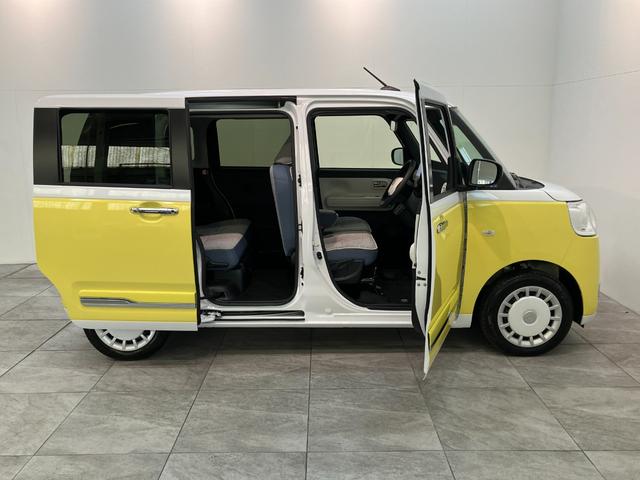 ムーヴキャンバスストライプスG 10型フルセグナビ Bカメラ 前後ドラレコ衝突被害軽減ブレーキ コーナセンサー 10型フルセグナビ Bluetooth USB バックカメラ 前後ドラレコ 両側電動スライドドア LED オートライト オートエアコン 前席シートヒーター(滋賀県)の中古車