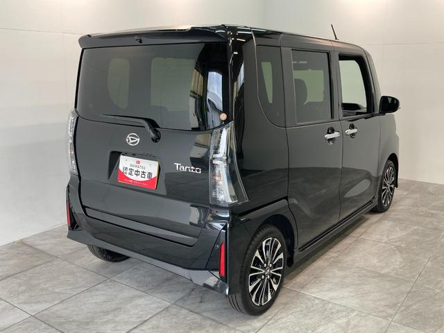 タントカスタムＲＳ　届出済未使用車　両側電動スライドドア追突被害軽減ブレーキ　スマアシ　コーナーセンサー　ＬＥＤ　スマートキー　両側電動スライドドア　前席シートヒーター　ナビ取付時用バックカメラ（滋賀県）の中古車