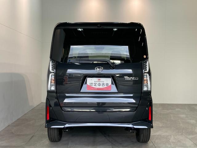 タントカスタムＲＳ　届出済未使用車　両側電動スライドドア追突被害軽減ブレーキ　スマアシ　コーナーセンサー　ＬＥＤ　スマートキー　両側電動スライドドア　前席シートヒーター　ナビ取付時用バックカメラ（滋賀県）の中古車
