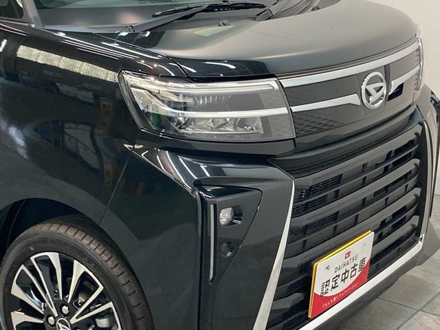 タントカスタムＲＳ　届出済未使用車　両側電動スライドドア追突被害軽減ブレーキ　スマアシ　コーナーセンサー　ＬＥＤ　スマートキー　両側電動スライドドア　前席シートヒーター　ナビ取付時用バックカメラ（滋賀県）の中古車