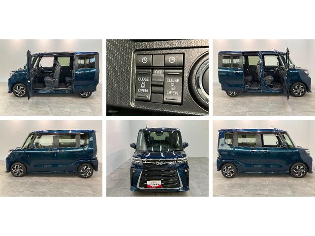 タントカスタムＸ衝突被害軽減ブレーキ　コーナーセンサー　バックカメラ（ナビ装着時用）　両側電動スライドドア　前席シートヒーター　電動パーキングブレーキ　ＬＥＤ　オートライト　オートエアコン　スマートキー　エコアイドル（滋賀県）の中古車