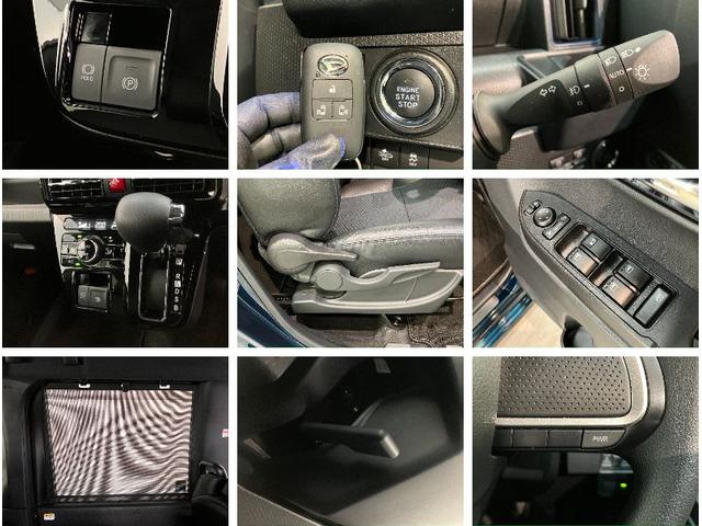 タントカスタムＸ衝突被害軽減ブレーキ　コーナーセンサー　バックカメラ（ナビ装着時用）　両側電動スライドドア　前席シートヒーター　電動パーキングブレーキ　ＬＥＤ　オートライト　オートエアコン　スマートキー　エコアイドル（滋賀県）の中古車