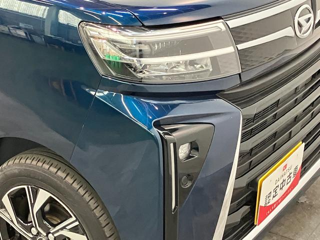 タントカスタムＸ衝突被害軽減ブレーキ　コーナーセンサー　バックカメラ（ナビ装着時用）　両側電動スライドドア　前席シートヒーター　電動パーキングブレーキ　ＬＥＤ　オートライト　オートエアコン　スマートキー　エコアイドル（滋賀県）の中古車