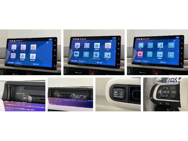 ムーヴキャンバスストライプスＧ　１０インチフルセグナビ　バックカメラ　ＬＥＤ衝突被害軽減ブレーキ　コーナーセンサー　１０インチフルセグナビ　Ｂｌｕｅｔｏｏｔｈ　ＤＶＤ再生　ＣＤ録音　バックカメラ　前席シートヒーター　両側スライドドア　ＬＥＤ　スマートキー　エコアイドル（滋賀県）の中古車