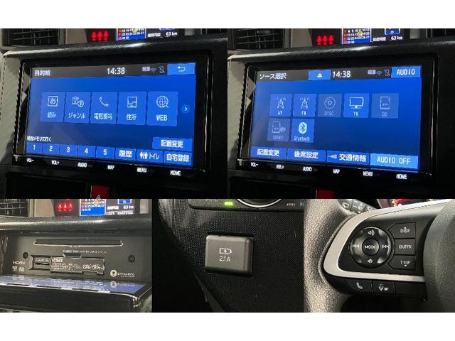 ルーミーＧ−Ｔ　９型ナビ　バックカメラ　後席モニター　ターボトヨタセーフティセンス　コーナーセンサー　９型フルセグナビ　バックカメラ　後席モニター　Ｂｌｕｅｔｏｏｔｈ　ＵＳＢ　両側電動スライドドア　前席シートヒーター　オートエアコン　オートライト　スマートキー（滋賀県）の中古車