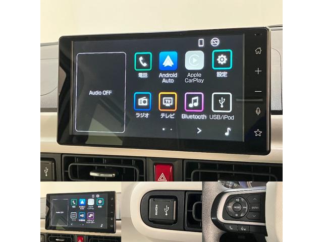 ムーヴキャンバスストライプスG 9型ディスプレイオーディオ 前後ドラレコ衝突被害軽減ブレーキ コーナーセンサー 9型ディスプレイオーディオ フルセグ Bluetooth USB バックカメラ 前後ドラレコ 両側電動スライドドア 前席シートヒーター 電動パーキングブレーキ(滋賀県)の中古車