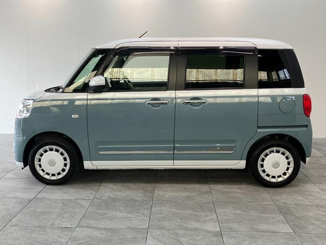 ムーヴキャンバスストライプスG 9型ディスプレイオーディオ 前後ドラレコ衝突被害軽減ブレーキ コーナーセンサー 9型ディスプレイオーディオ フルセグ Bluetooth USB バックカメラ 前後ドラレコ 両側電動スライドドア 前席シートヒーター 電動パーキングブレーキ(滋賀県)の中古車