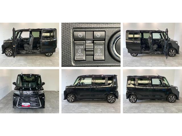 タントカスタムＸ　フルセグナビ　バックカメラ　前後ドラレコ衝突被害軽減ブレーキ　コーナーセンサー　フルセグナビ　Ｂｌｕｅｔｏｏｔｈ　ＤＶＤ再生　ＵＳＢ　バックカメラ　前後ドラレコ　両側電動スライドドア　前席シートヒーター　ＬＥＤ　オートエアコン　エコアイドル（滋賀県）の中古車