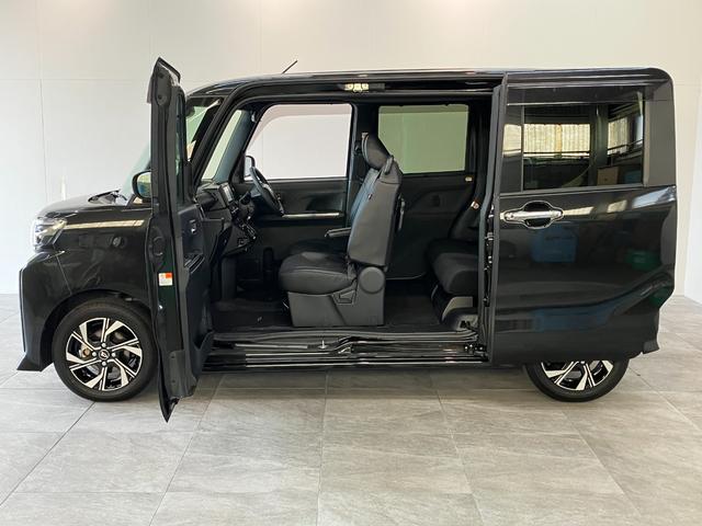 タントカスタムＸ　フルセグナビ　バックカメラ　前後ドラレコ衝突被害軽減ブレーキ　コーナーセンサー　フルセグナビ　Ｂｌｕｅｔｏｏｔｈ　ＤＶＤ再生　ＵＳＢ　バックカメラ　前後ドラレコ　両側電動スライドドア　前席シートヒーター　ＬＥＤ　オートエアコン　エコアイドル（滋賀県）の中古車