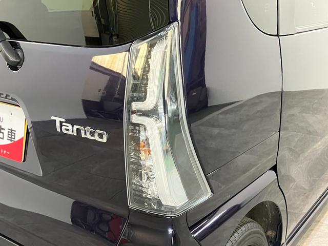 タントカスタムＸ　両側電動スライドドア　前席シートヒーター　ＬＥＤ衝突被害軽減ブレーキ　コーナーセンサー　バックカメラ（ナビ装着時用）　両側電動スライドドア　前席シートヒーター　電動パーキングブレーキ　ＬＥＤ　オートライト　オートエアコン　スマートキー　エコアイドル（滋賀県）の中古車