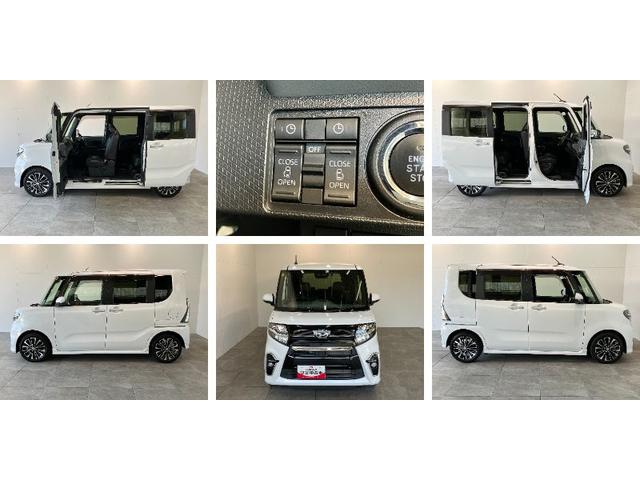 タントカスタムＲＳセレクション　フルセグナビ　バックカメラ追突被害軽減ブレーキ　コーナーセンサー　ＬＥＤ　両側電動スライドドア　前席シートヒーター　レーダークルーズコントロール　フルセグナビ　ＤＶＤ　Ｂｌｕｅｔｏｏｔｈ　ＵＳＢ　バックカメラ　前後ドラレコ（滋賀県）の中古車