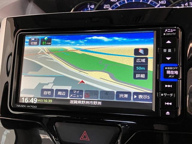 タントカスタムＸ　ＳＡ　フルセグナビ　バックカメラ　車検整備付衝突被害軽減ブレーキ　フルセグナビ　Ｂｌｕｅｔｏｏｔｈ　ＤＶＤ再生　バックカメラ　前後ドライブレコーダー　両側電動スライドドア　ＬＥＤ　オートライト　オートエアコン　スマートキー　エコアイドル（滋賀県）の中古車