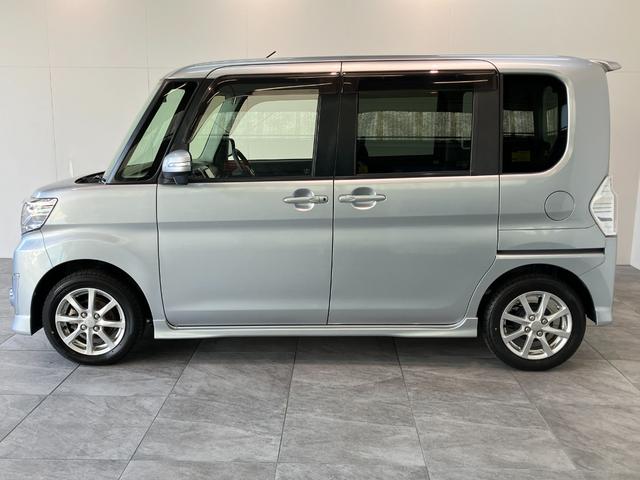 タントカスタムＸ　ＳＡ　フルセグナビ　バックカメラ　車検整備付衝突被害軽減ブレーキ　フルセグナビ　Ｂｌｕｅｔｏｏｔｈ　ＤＶＤ再生　バックカメラ　前後ドライブレコーダー　両側電動スライドドア　ＬＥＤ　オートライト　オートエアコン　スマートキー　エコアイドル（滋賀県）の中古車