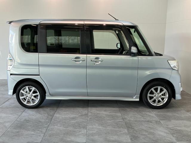 タントカスタムＸ　ＳＡ　フルセグナビ　バックカメラ　車検整備付衝突被害軽減ブレーキ　フルセグナビ　Ｂｌｕｅｔｏｏｔｈ　ＤＶＤ再生　バックカメラ　前後ドライブレコーダー　両側電動スライドドア　ＬＥＤ　オートライト　オートエアコン　スマートキー　エコアイドル（滋賀県）の中古車
