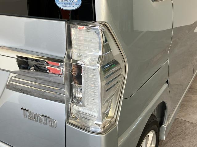 タントカスタムＸ　ＳＡ　フルセグナビ　バックカメラ　車検整備付衝突被害軽減ブレーキ　フルセグナビ　Ｂｌｕｅｔｏｏｔｈ　ＤＶＤ再生　バックカメラ　前後ドライブレコーダー　両側電動スライドドア　ＬＥＤ　オートライト　オートエアコン　スマートキー　エコアイドル（滋賀県）の中古車