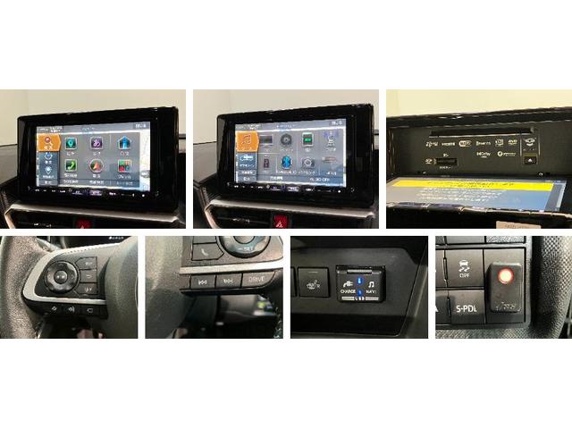 ロッキープレミアムＧ　ＨＥＶ　９型ナビ　パノラマカメラ　車検整備付衝突被害軽減ブレーキ　コーナーセンサー　９型フルセグナビ　Ｂｌｕｅｔｏｏｔｈ　ＤＶＤ　ＵＳＢ　パノラマカメラ　前後ドラレコ　ＥＴＣ　ＴＶコントロール　前席シートヒータ　ＬＥＤ　レーダークルコン（滋賀県）の中古車