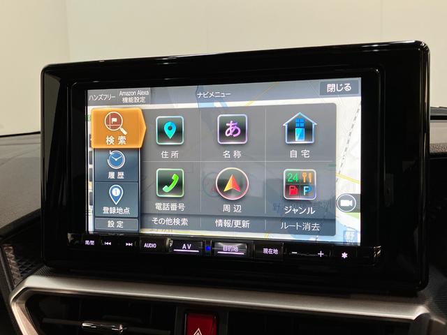 ロッキープレミアムＧ　ＨＥＶ　９型ナビ　パノラマカメラ　車検整備付衝突被害軽減ブレーキ　コーナーセンサー　９型フルセグナビ　Ｂｌｕｅｔｏｏｔｈ　ＤＶＤ　ＵＳＢ　パノラマカメラ　前後ドラレコ　ＥＴＣ　ＴＶコントロール　前席シートヒータ　ＬＥＤ　レーダークルコン（滋賀県）の中古車