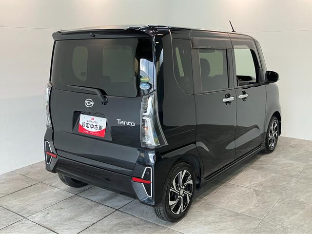 タントカスタムＸセレクション　フルセグナビ　Ｂカメラ　車検整備付衝突被害軽減ブレーキ　　コーナーセンサー　フルセグナビ　Ｂｌｕｅｔｏｏｔｈ　ＤＶＤ再生　ＵＳＢ　ＥＴＣ　バックカメラ　前後ドラレコ　両側電動スライドドア　前席シートヒーター　ＬＥＤ　スマートキー（滋賀県）の中古車
