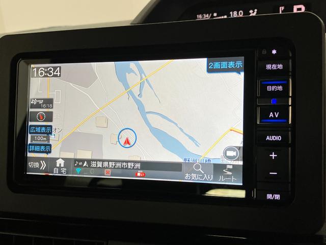 タントカスタムＸセレクション　フルセグナビ　Ｂカメラ　車検整備付衝突被害軽減ブレーキ　　コーナーセンサー　フルセグナビ　Ｂｌｕｅｔｏｏｔｈ　ＤＶＤ再生　ＵＳＢ　ＥＴＣ　バックカメラ　前後ドラレコ　両側電動スライドドア　前席シートヒーター　ＬＥＤ　スマートキー（滋賀県）の中古車