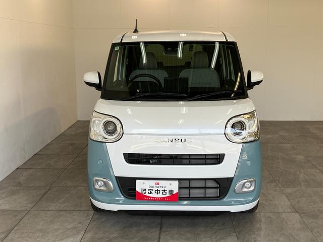 ムーヴキャンバスストライプスＧ　９型ディスプレイオーディオ　パノラマカメラ衝突被害軽減ブレーキ　コーナーセンサー　９型ディスプレイオーディオ　フルセグ　Ｂｌｕｅｔｏｏｔｈ　ＵＳＢ　パノラマカメラ　駐車支援システム　前後ドラレコ　両側電動スライドドア　前席シートヒーター（滋賀県）の中古車